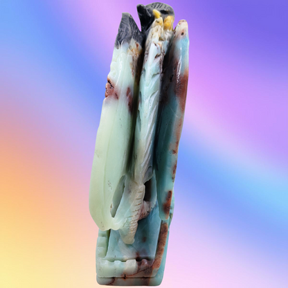 Amazonite Dragon Carving