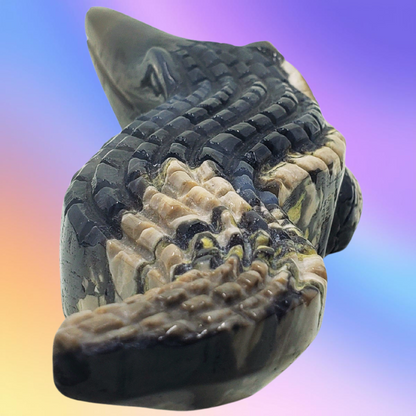 Volcano Agate Crocodile