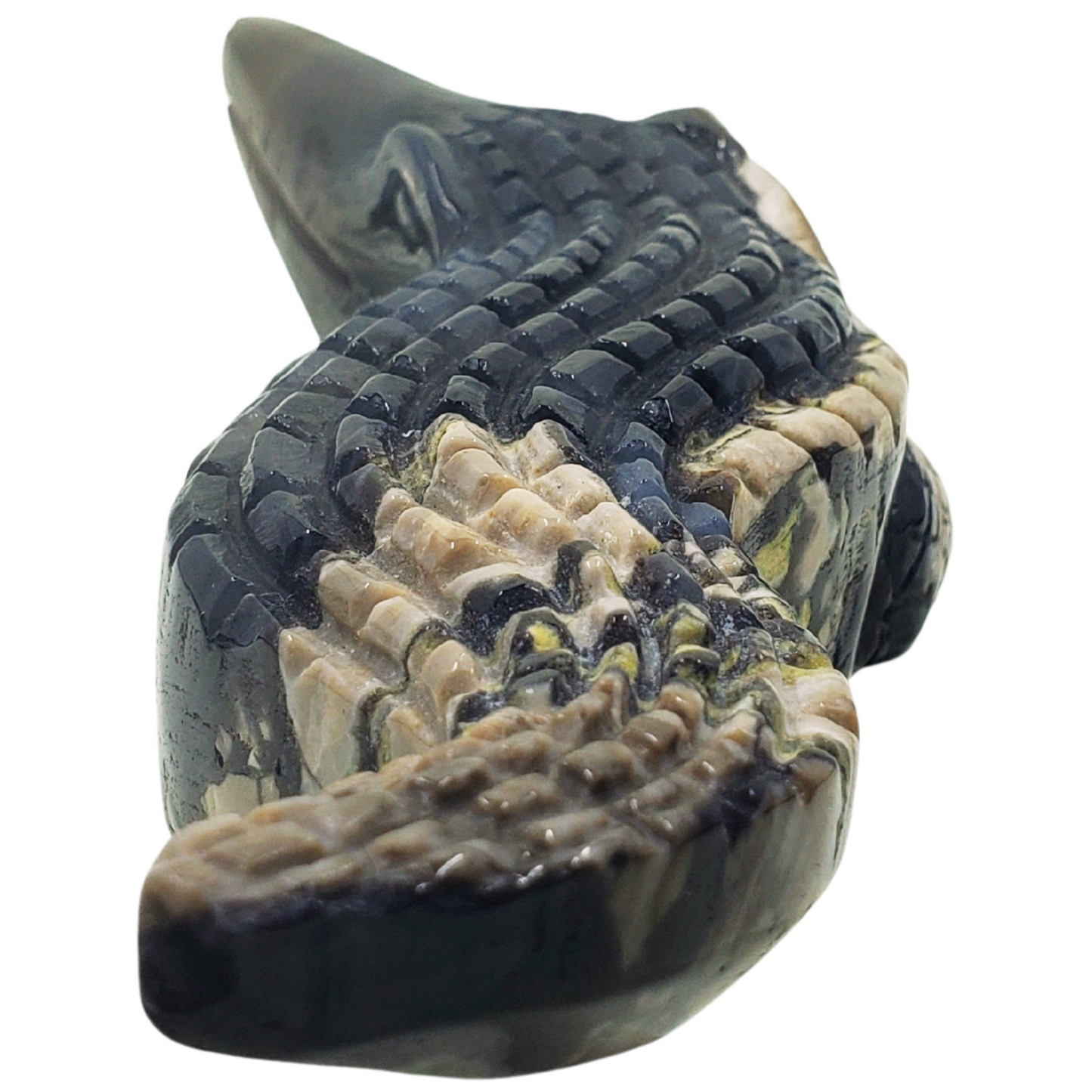 Volcano Agate Crocodile