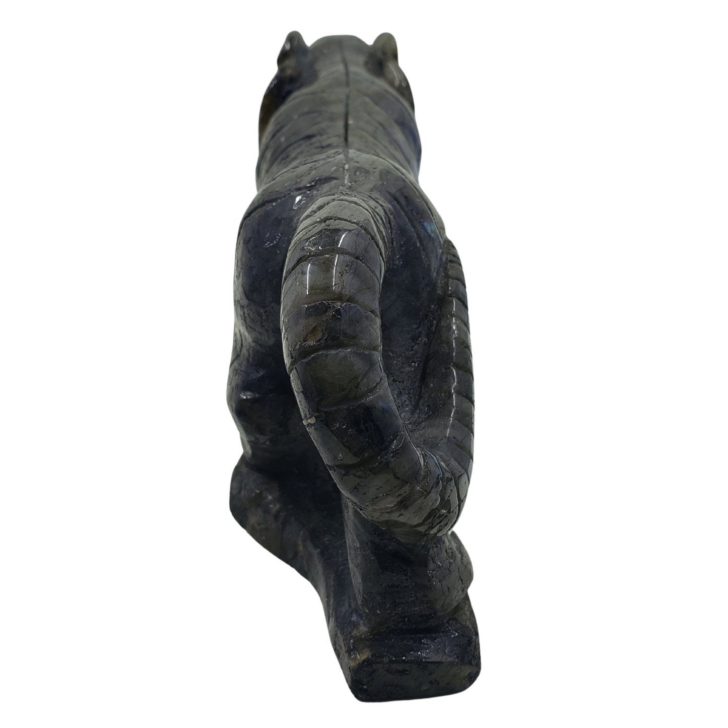 Labradorite Tiger Carving
