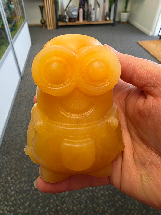 Yellow Calcite Carvings