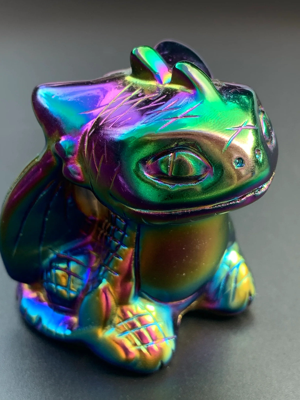 Toothless Aura Coated Carving