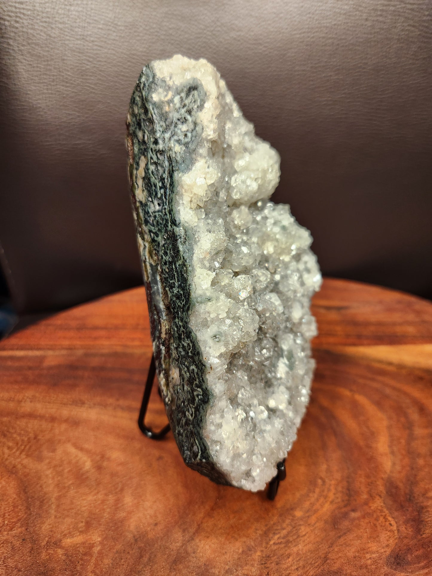 Diamond Apophylite on Matrix Specimen