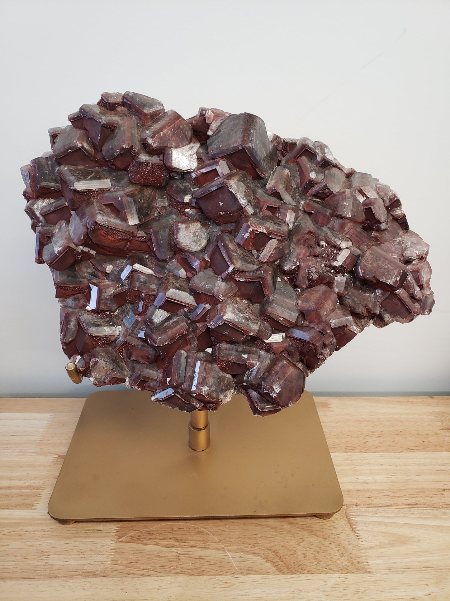Red Calcite Cubic Cluster