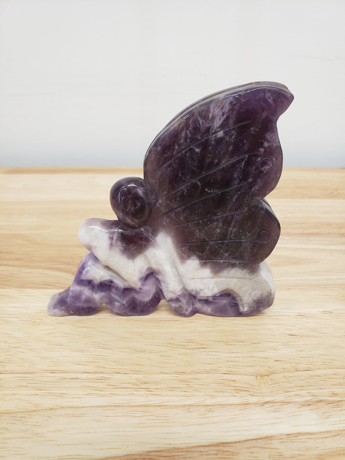 Amethyst Fairy Carving