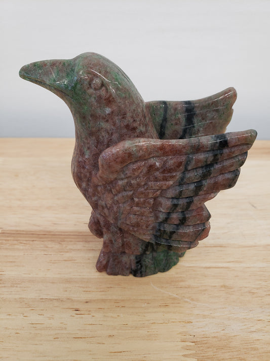 Ocean Jasper Bird Carving