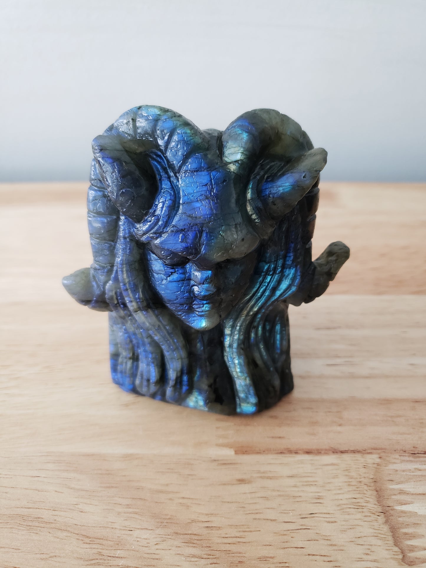 Labradorite Mystique Goddess Carving