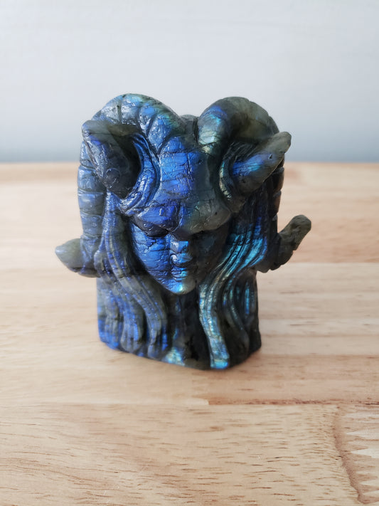 Labradorite Mystique Goddess Carving