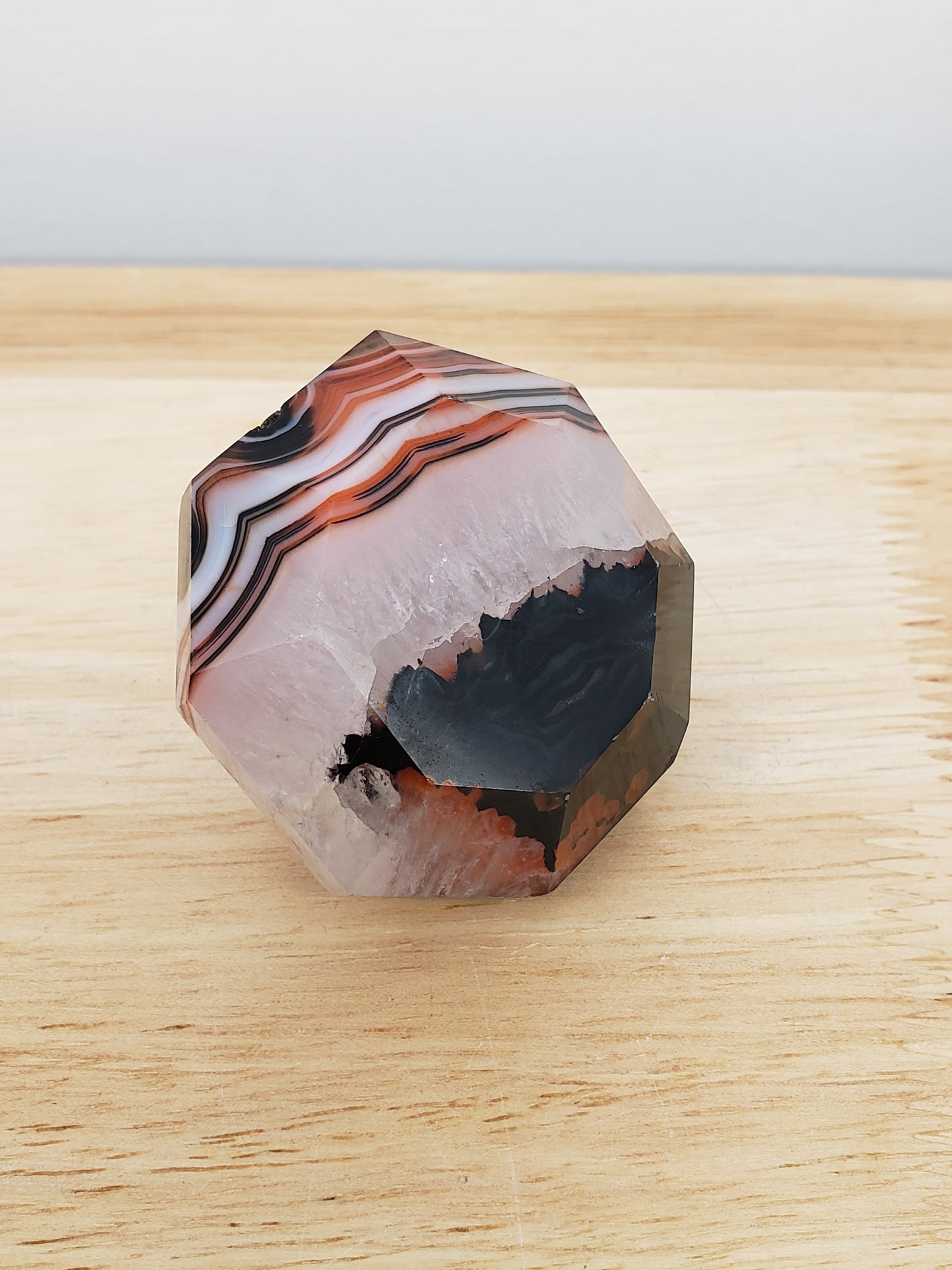 Red Sardonyx Agate Diamond Carvings