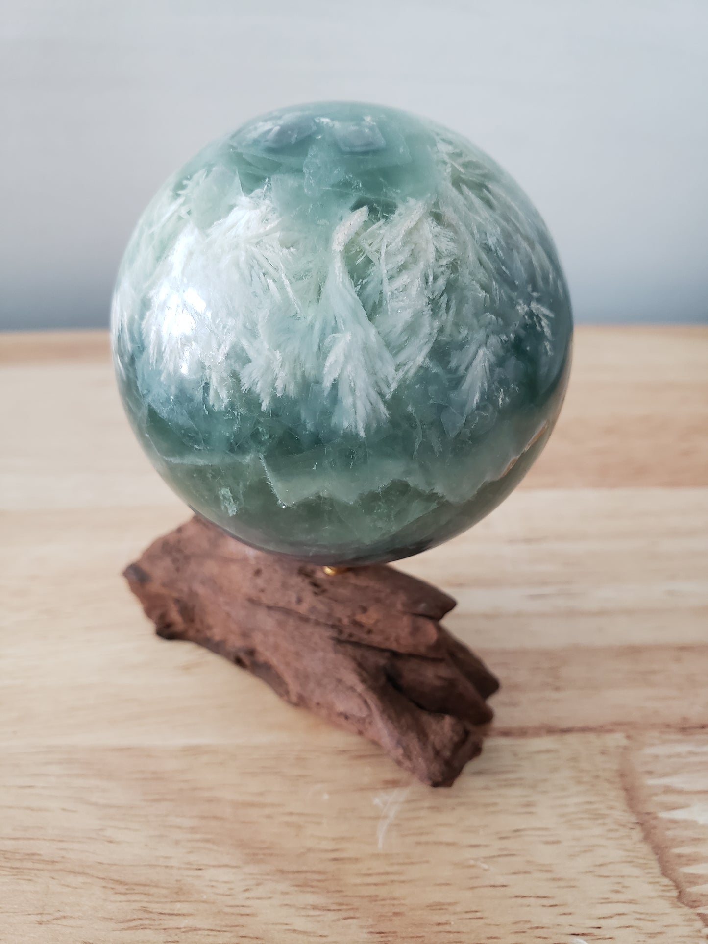 Feather Fluorite Spheres