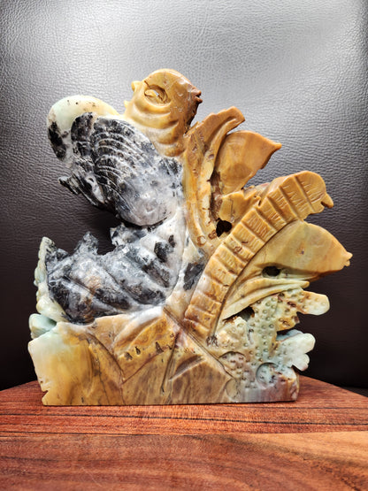 Amazonite Sea Creatures Carving