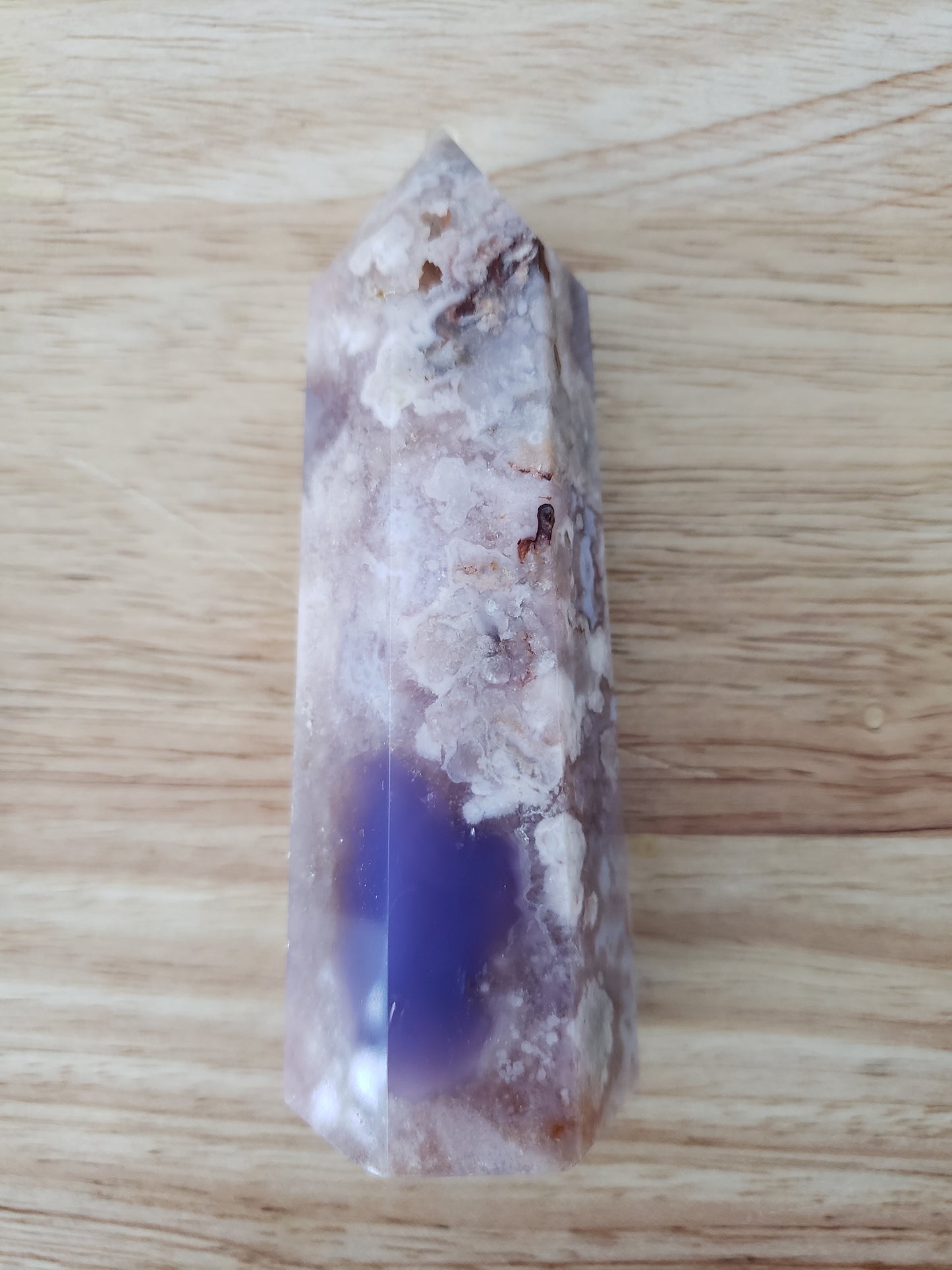 Blue Flower Agate Points