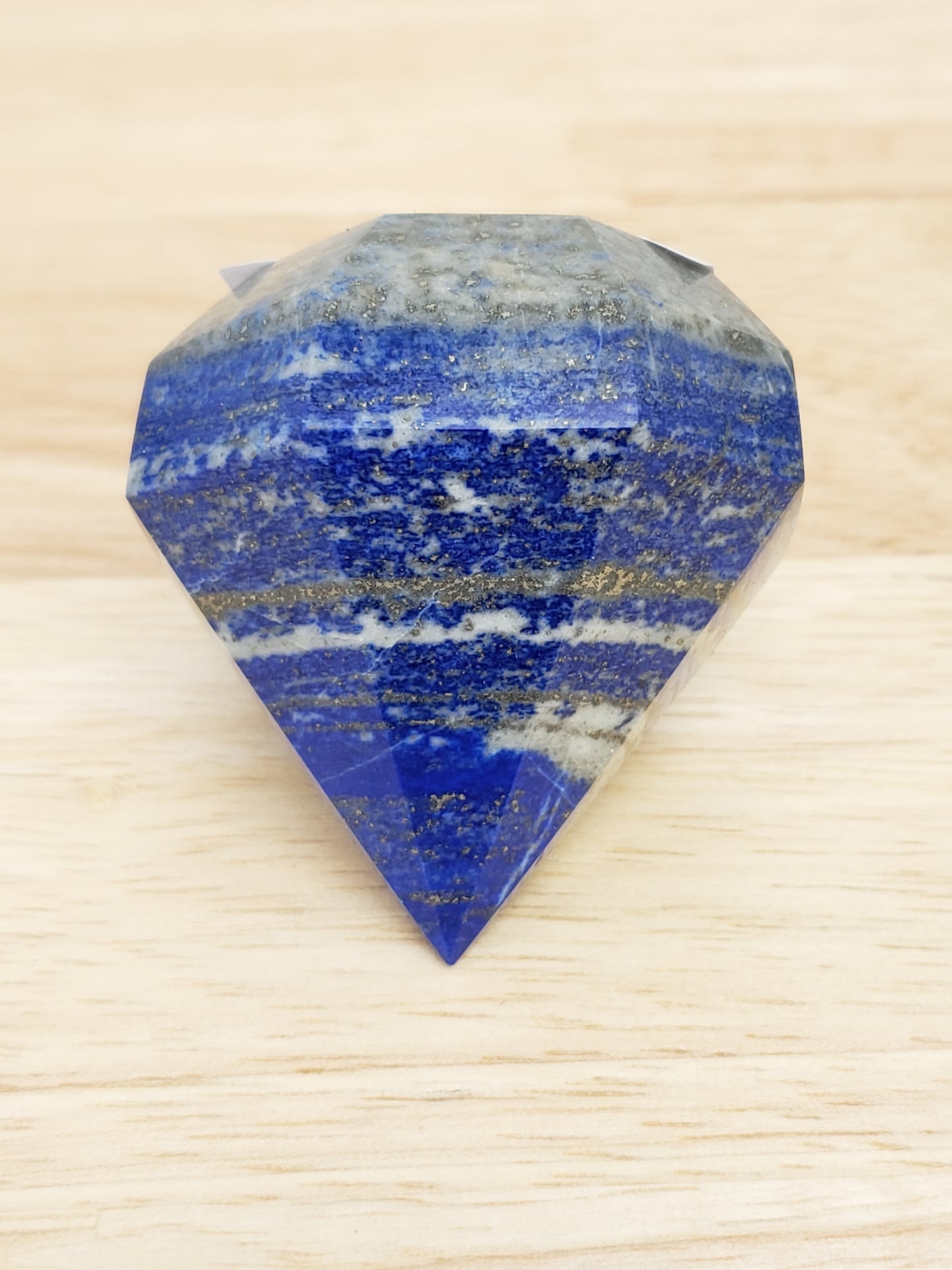 Lapis Lazuli Diamond Carving