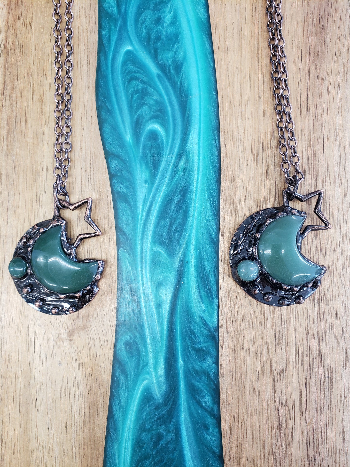 Copper Moon Pendants