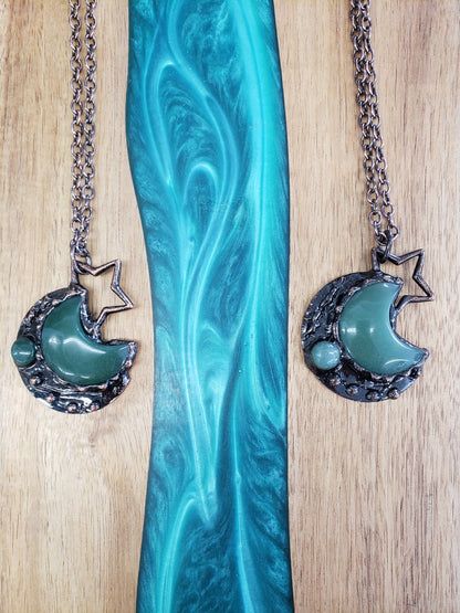 Copper Moon Pendants
