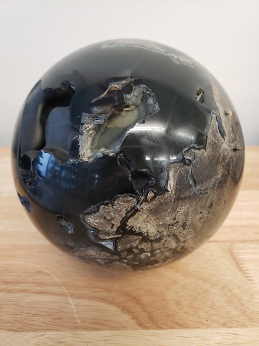 Volcano Agate Sphere