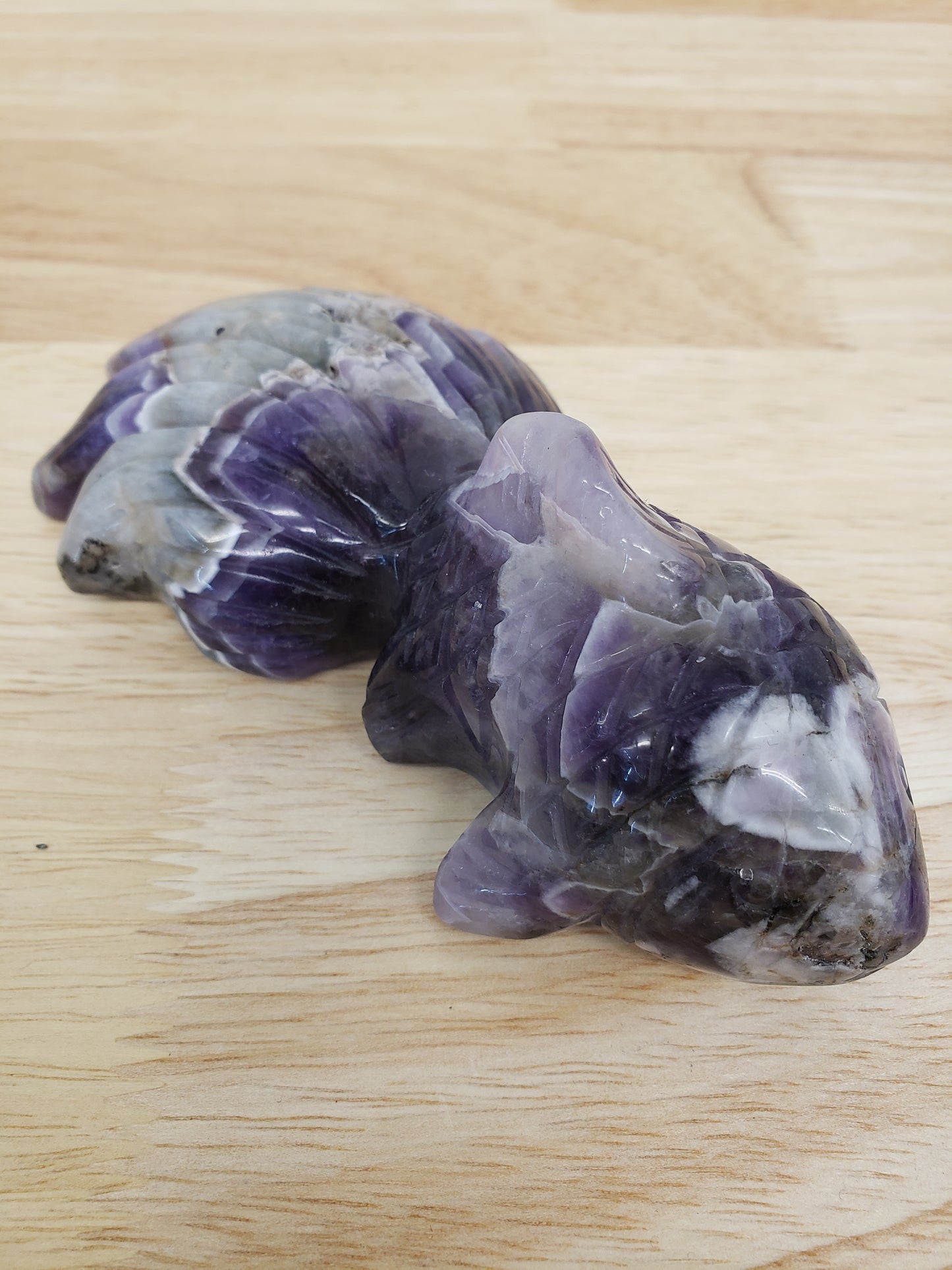 Fish Amethyst Carving