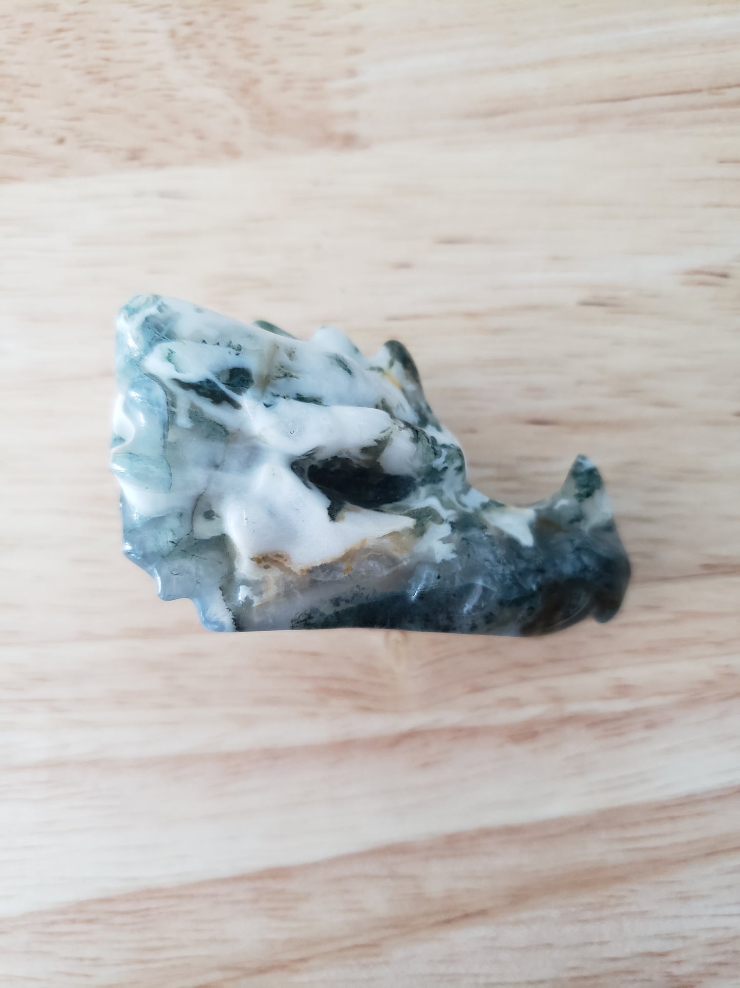 Moss Agate Assorted Mini Carvings