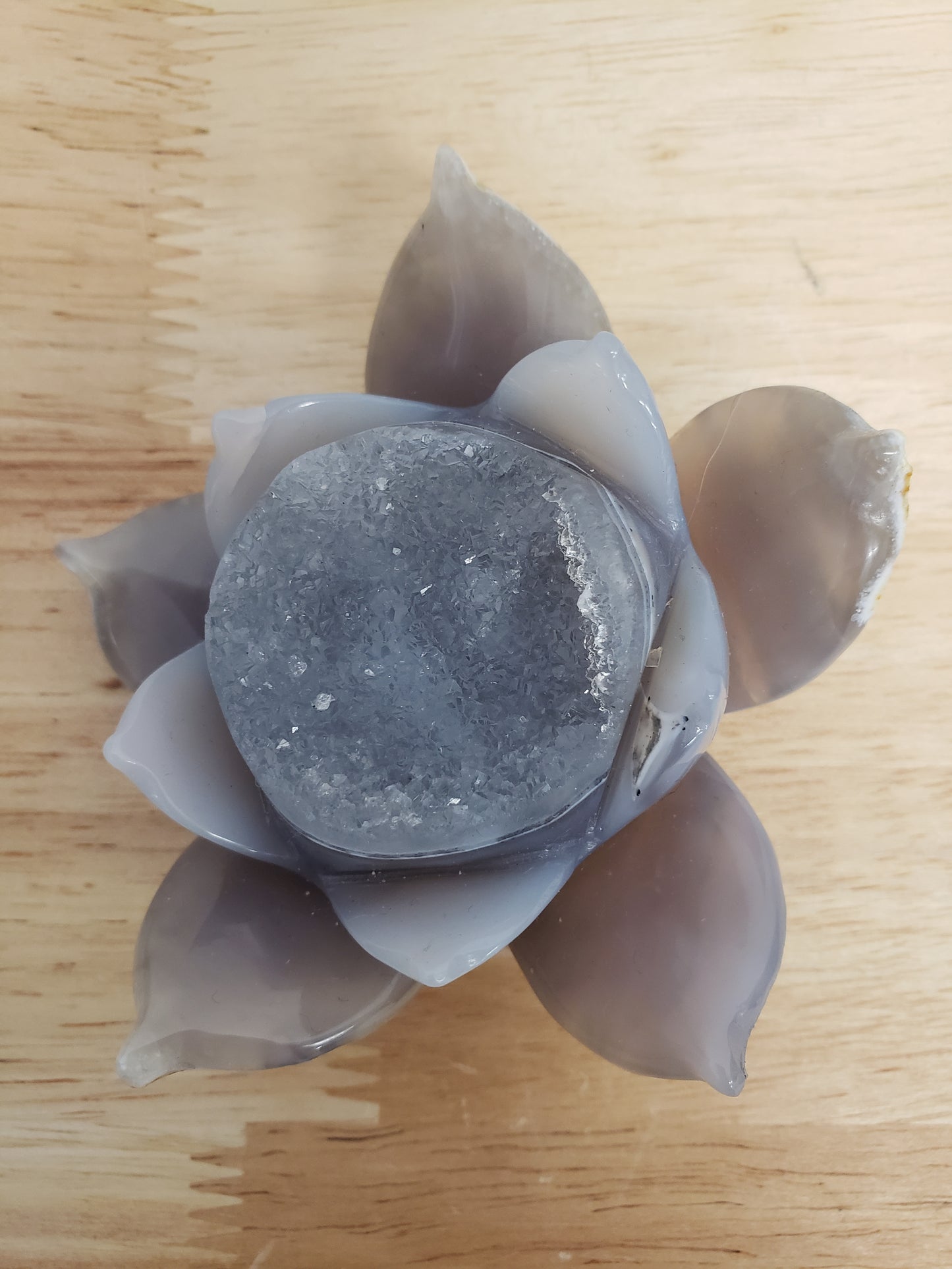 Druzey Agate Flower