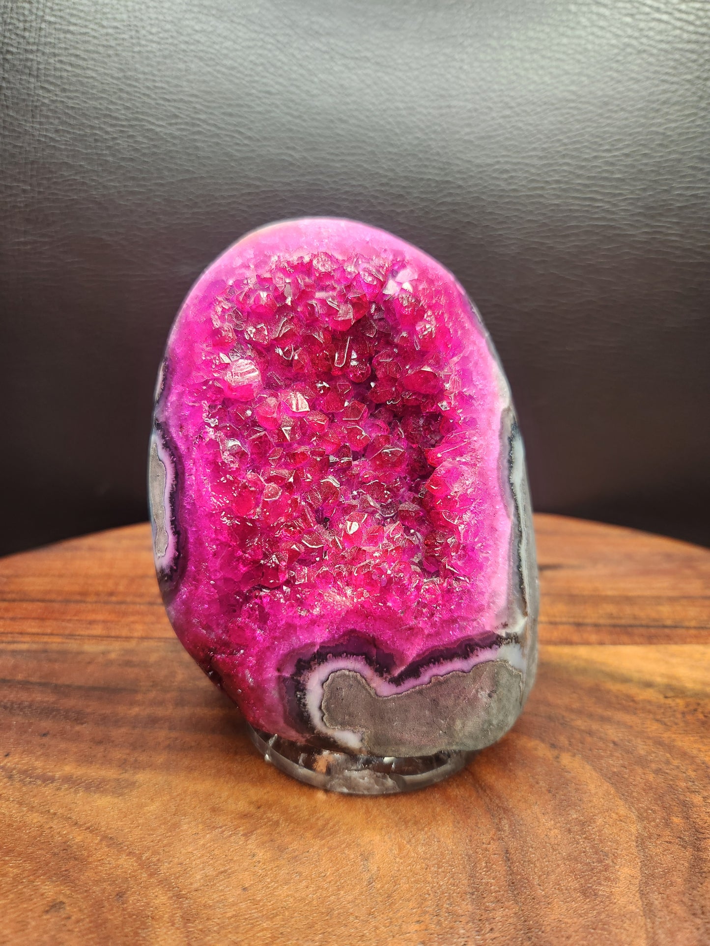 Pink Dyed Amethyst Cluster Freeform