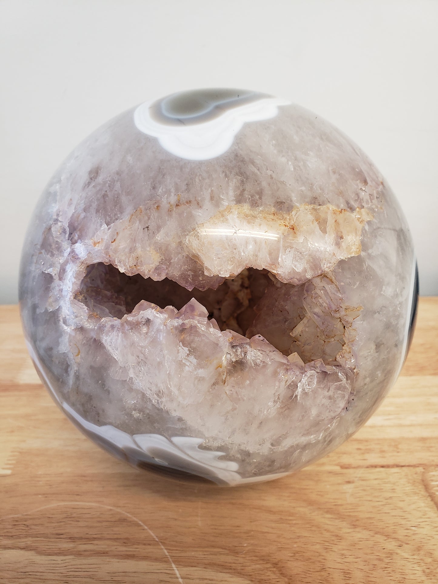 Druzey Agate Sphere