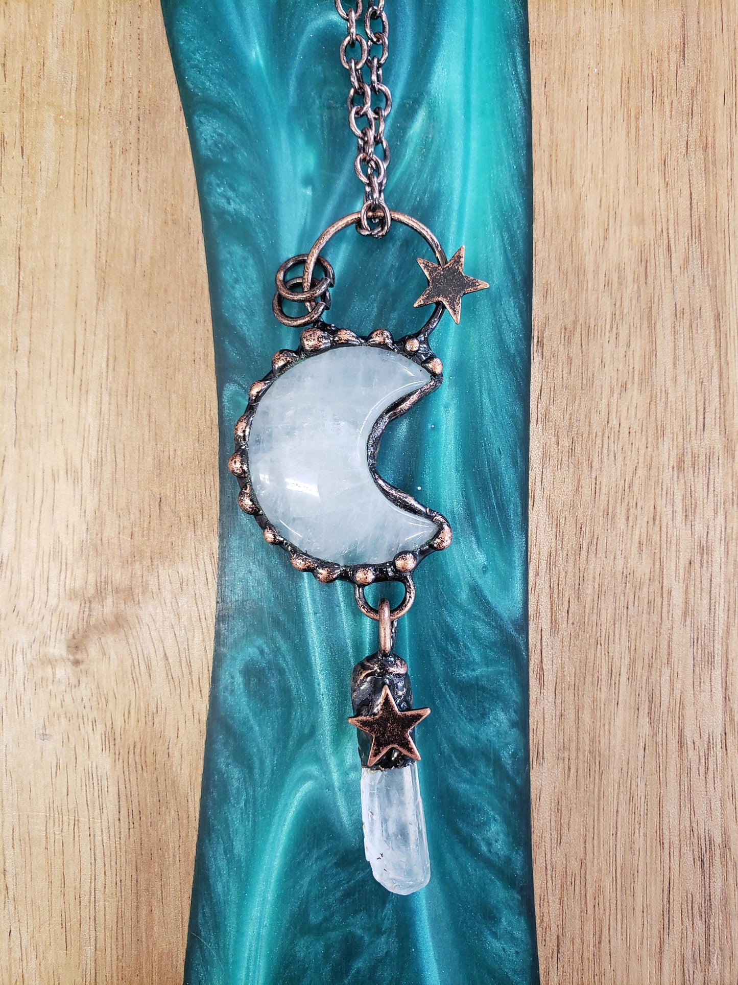 Copper Moon Pendants