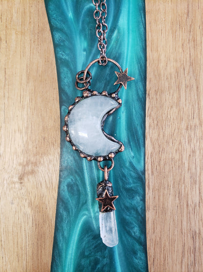 Copper Moon Pendants