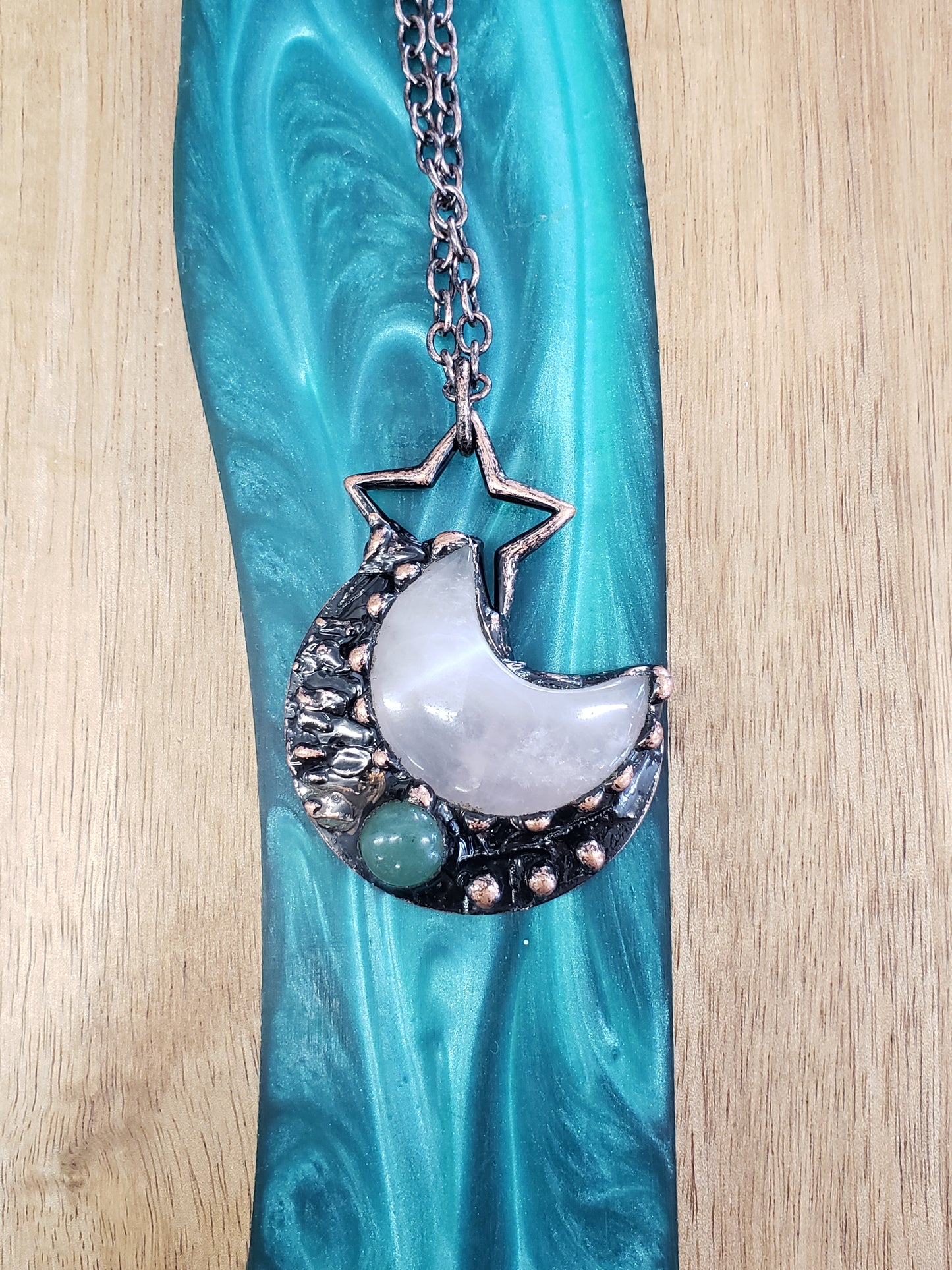 Copper Moon Pendants