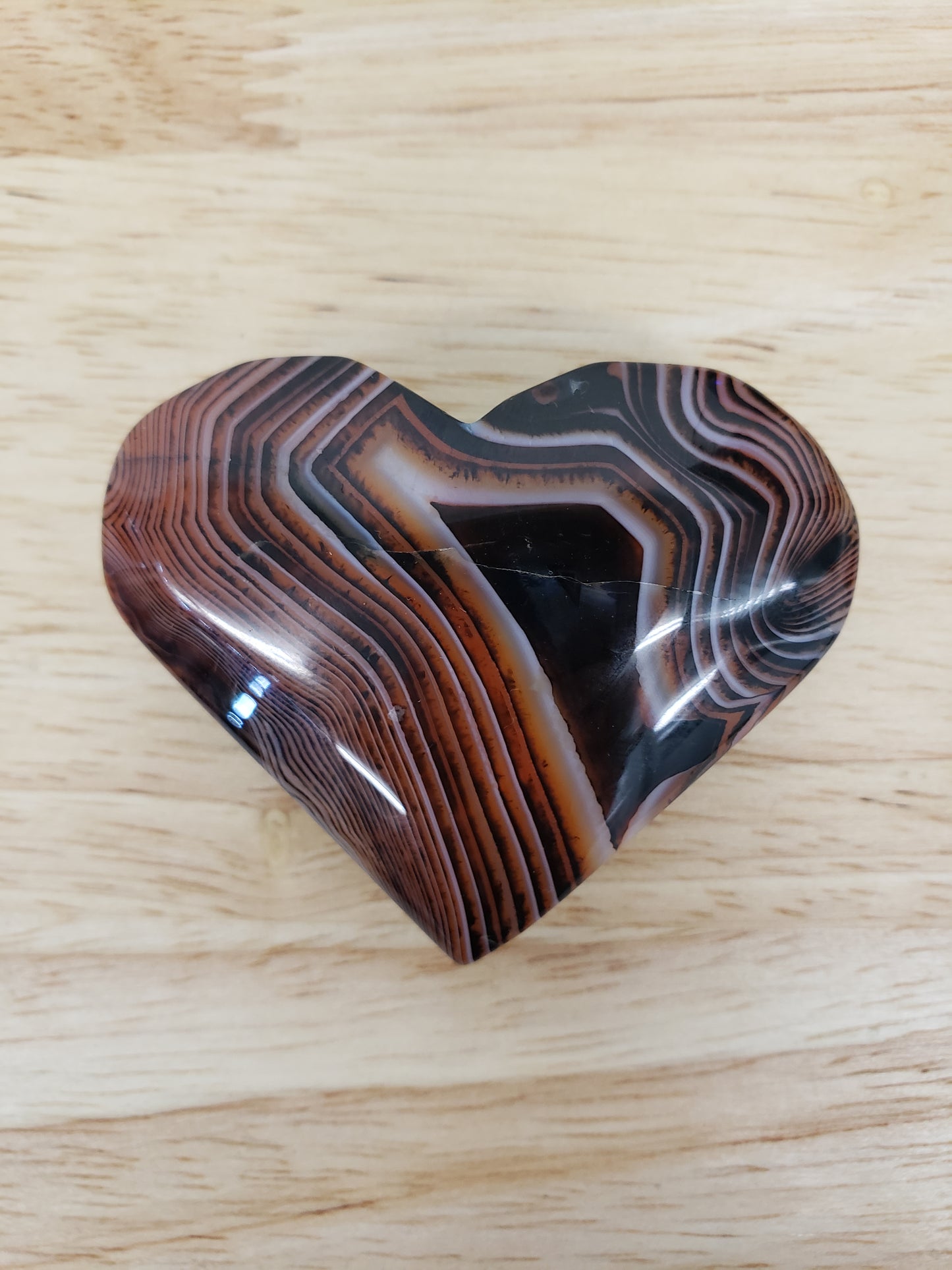 Red Sardonyx Agate Heart Carvings