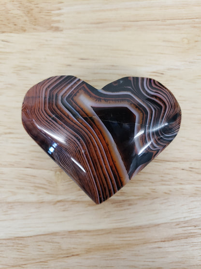 Red Sardonyx Agate Heart Carvings