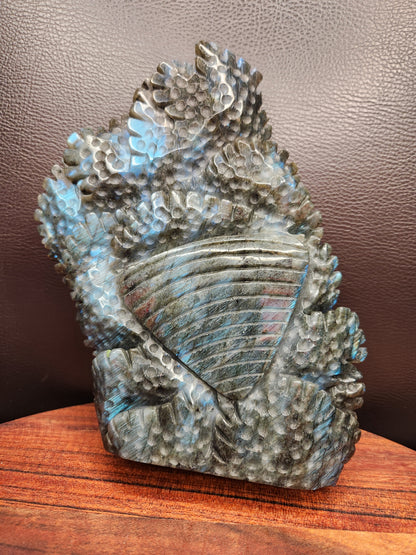 Labradorite Sea Creatures Carving