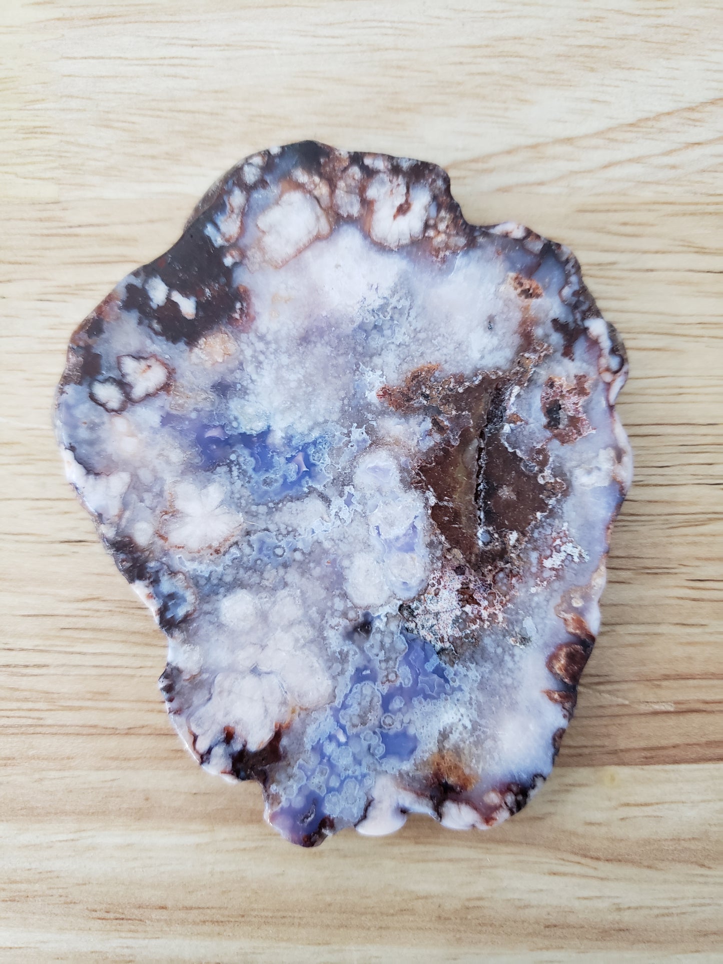 Blue Flower Agate Slabs