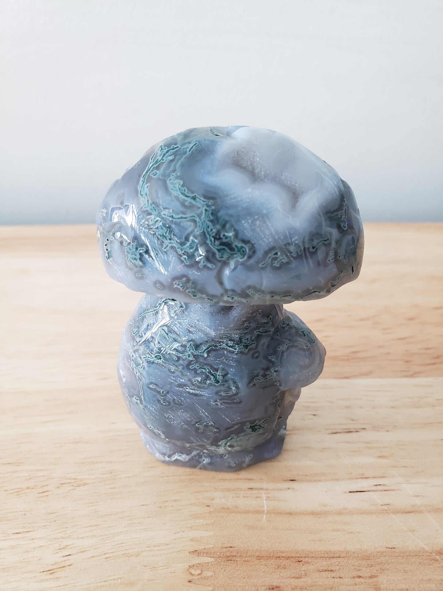 Moss Agate Mushroom Heads