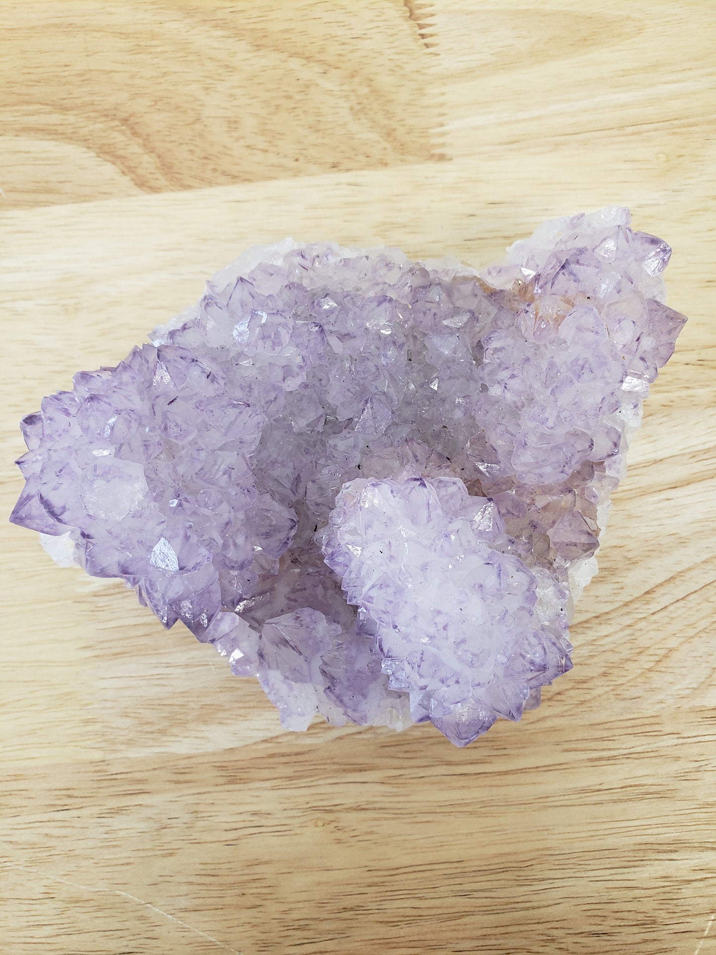Purple Spirit Quartz Clusters