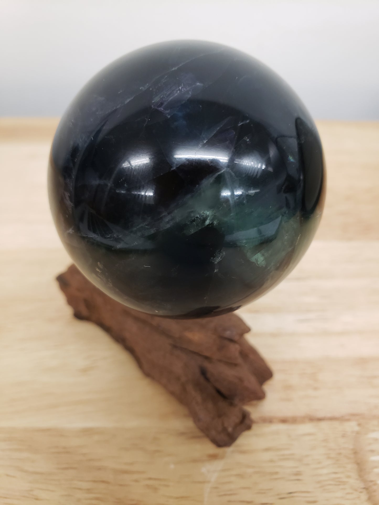 Black Rose Fluorite Spheres