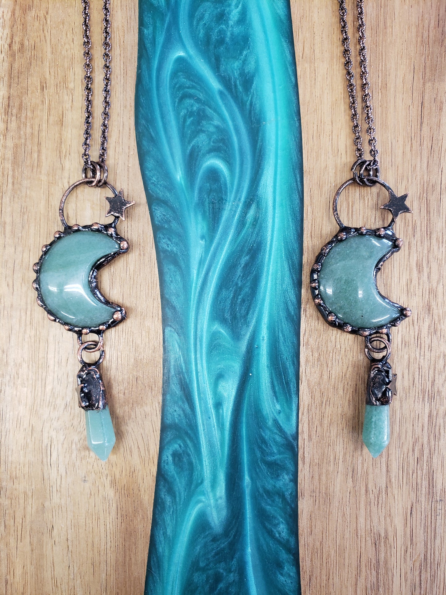 Copper Moon Pendants