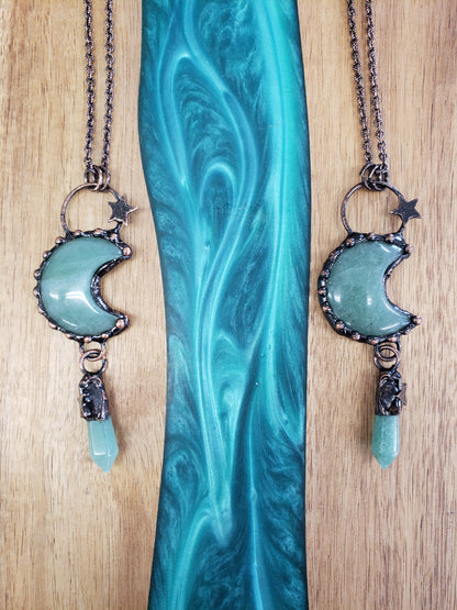 Copper Moon Pendants
