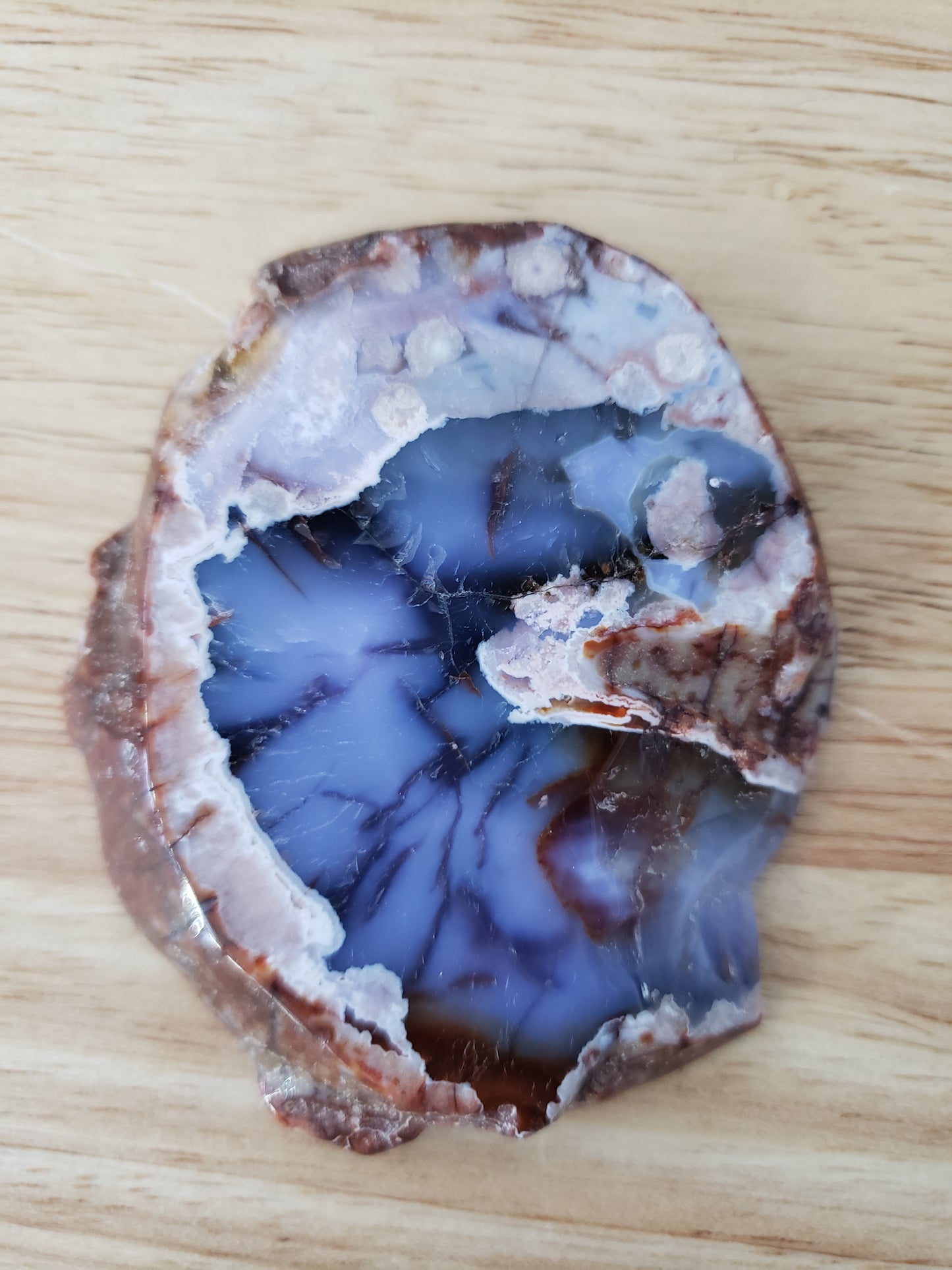 Blue Flower Agate Slabs