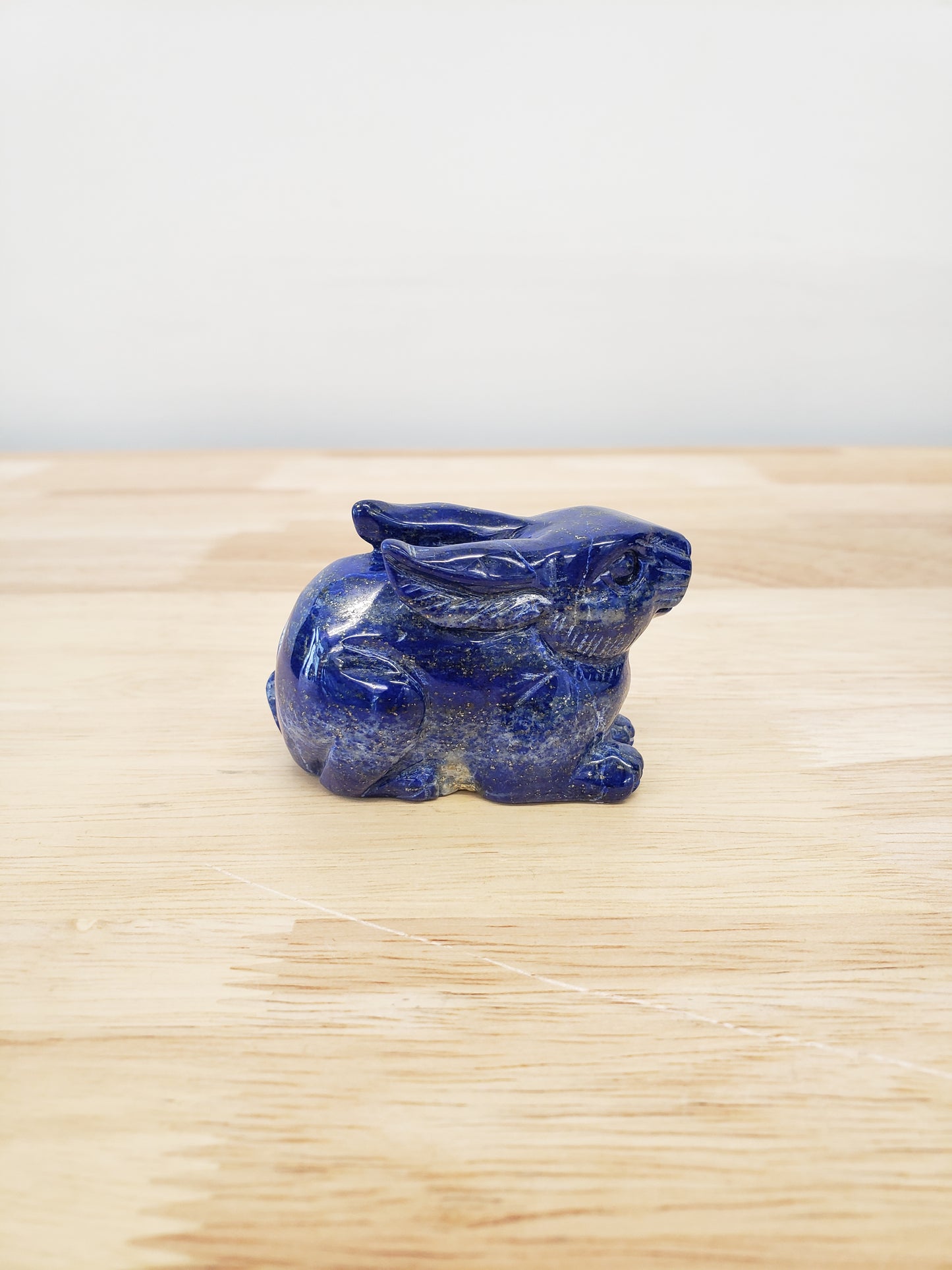 Lapis Lazuli Rabbit Carving