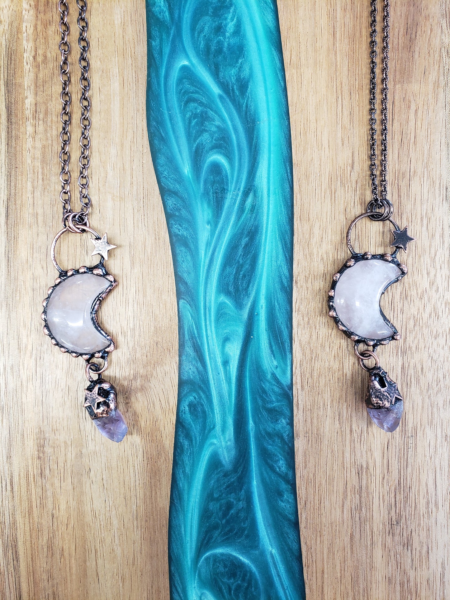 Copper Moon Pendants