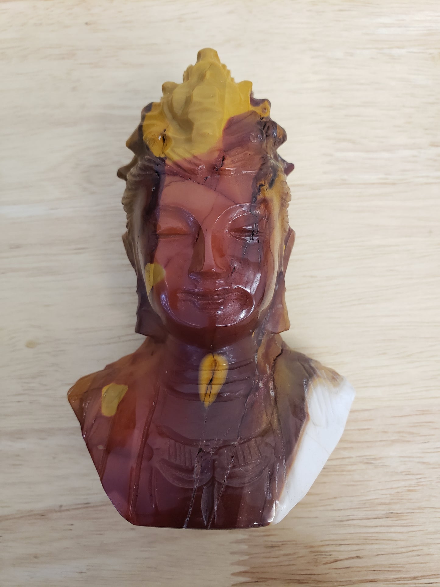 Mooakite Buddha Carving