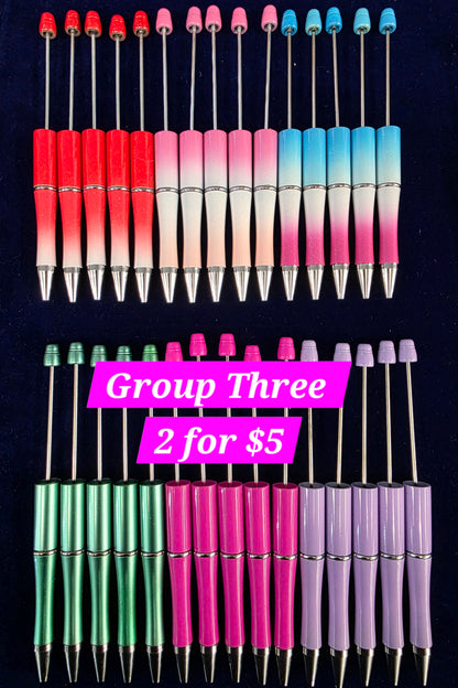 2 For $5 Bead Pens