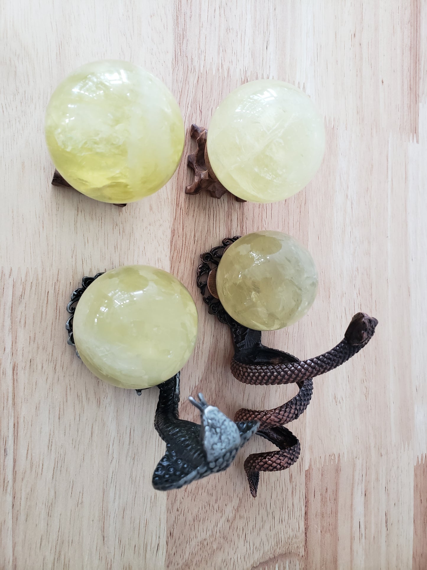 Citrine Spheres