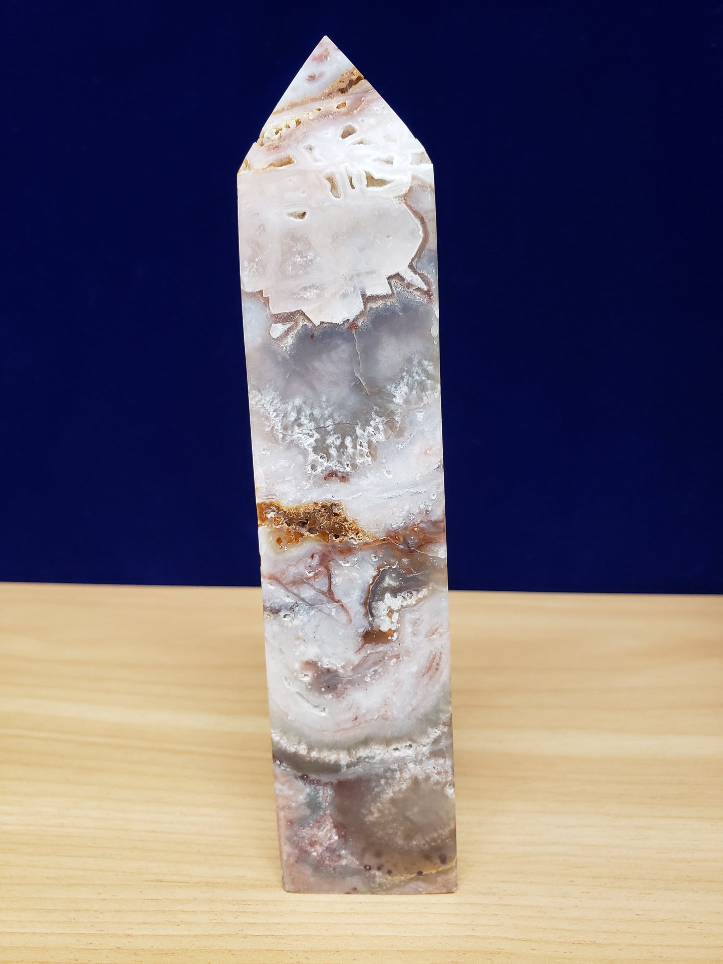 Crazy Lace Agate Tower