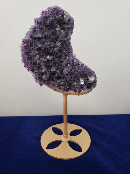 Amethyst Cluster Crescent Moon