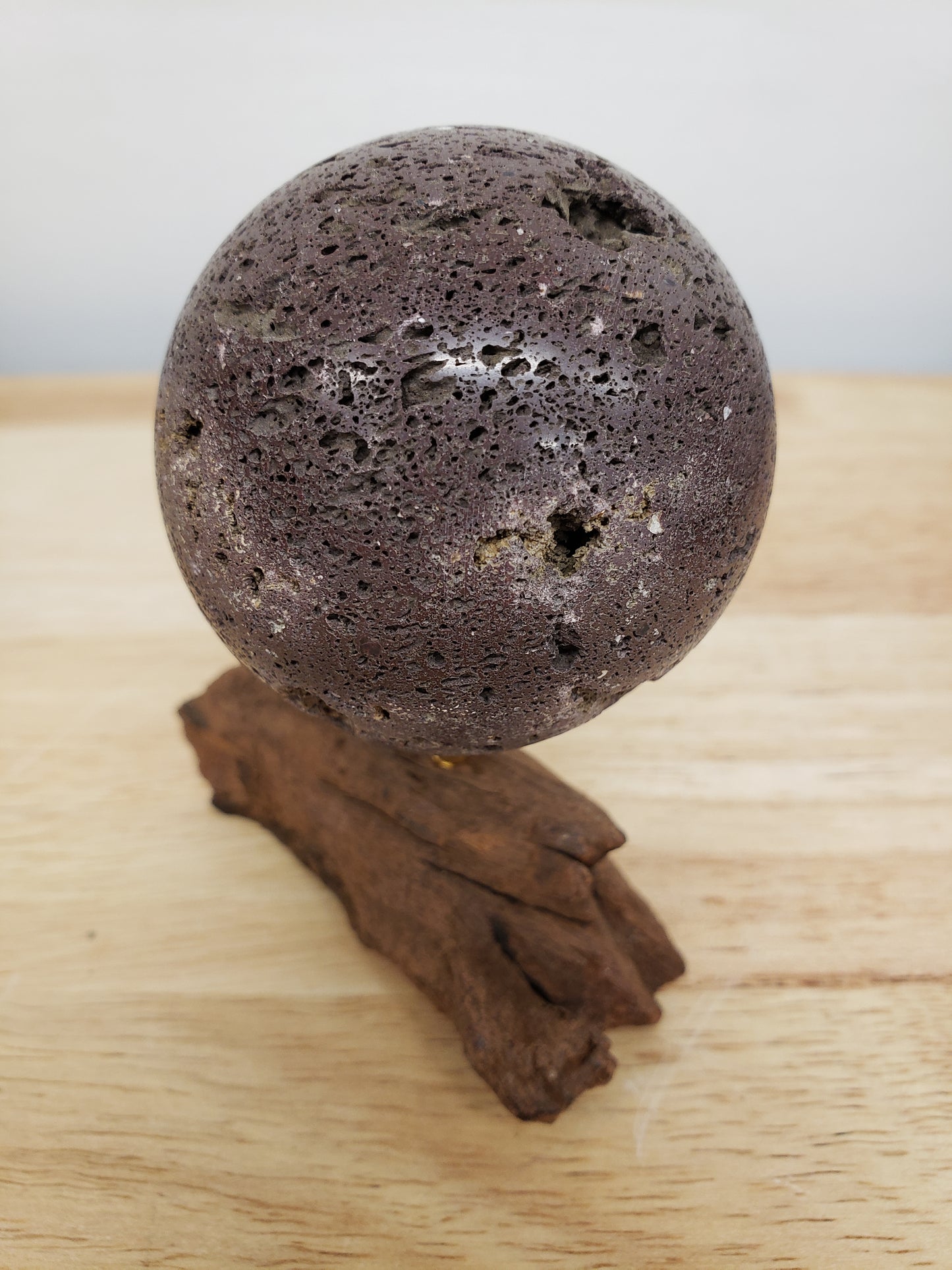 Natural Lava Stone Sphere