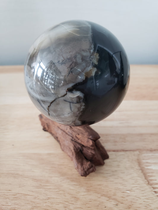 Volcano Agate Spheres