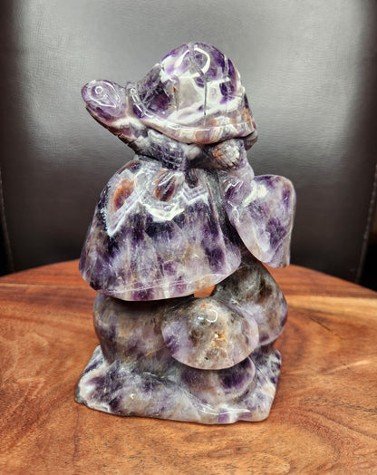 Dream Amethyst Mushrooms Carving