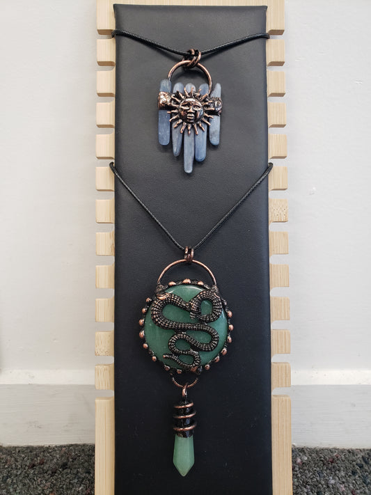 Copper Kunzite Pendants