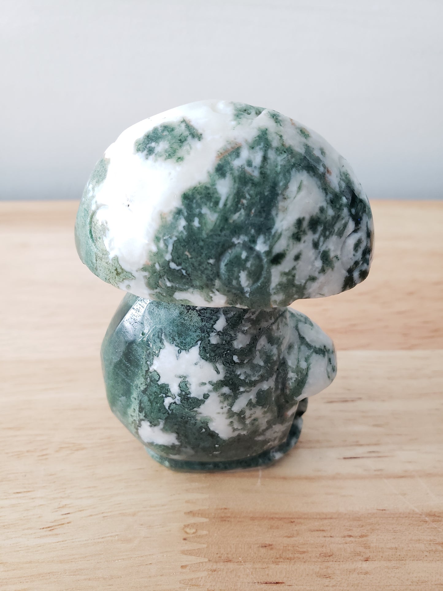 Moss Agate Mushroom Heads